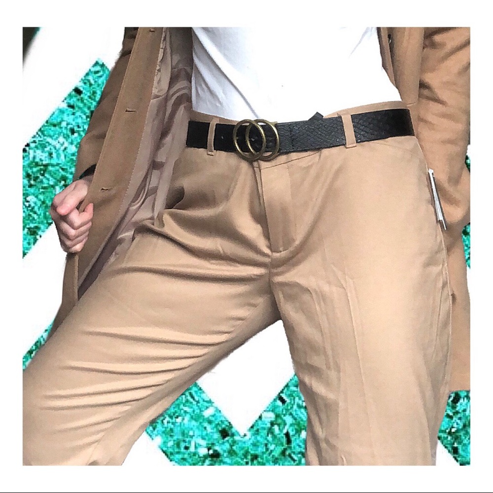 Gap Slim Cropped Stretchy Khaki Dress/Casual Pants